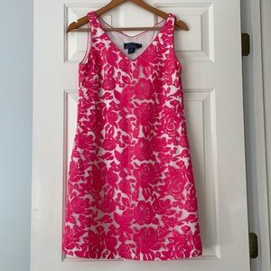 Vineyard Vines Kentucky Derby Pink floral dress. Size 2.